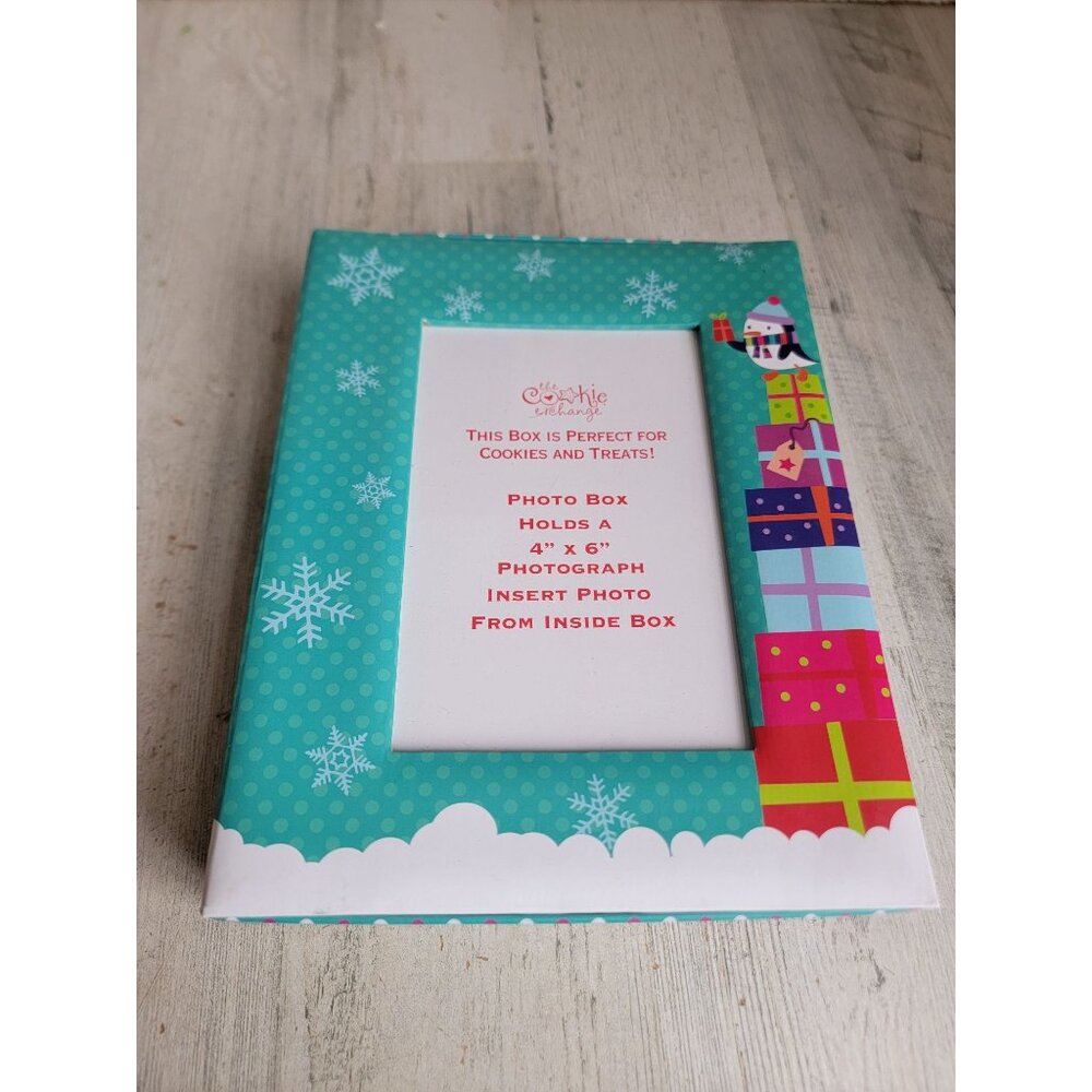 Cookie exchange 4x6 photograph cookie box home decor Xmas treat
